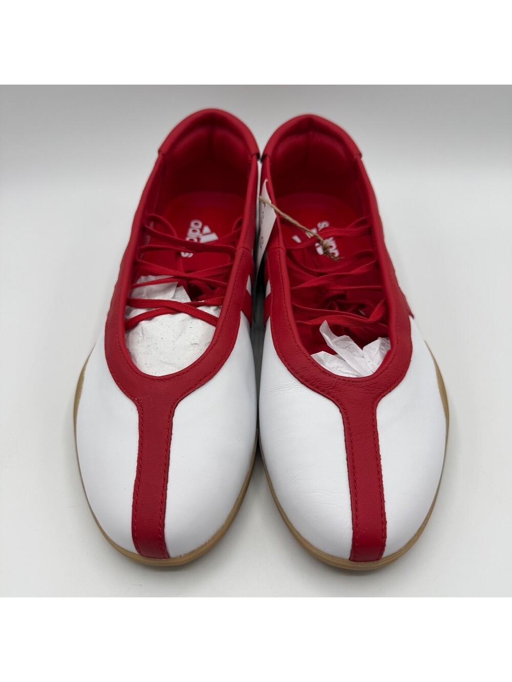 adidas Originals Taekwondo Mei Ballet White Red Women Size 10 JQ0960 NEW - Picture 3 of 13